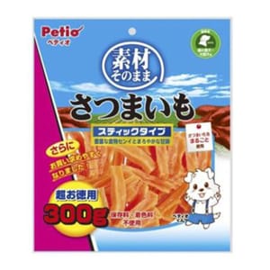 Petio Petio 狗零食 天然原味 香甜高纖乾甘薯條 腸胃健康 280g 280g  正面圖