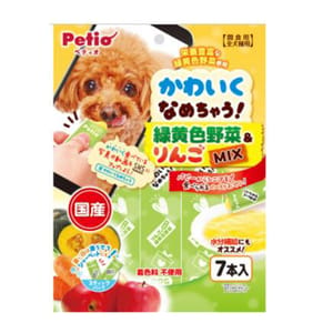 Petio Petio 狗零食 日本產野菜蘋果醬 營養&水分補充 7支裝 正面圖