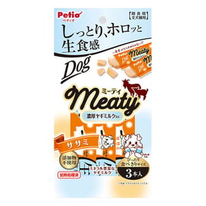 Petio Petio 狗零食 無添加 生食感 山羊奶&雞胸肉肉醬 3支裝 正面圖