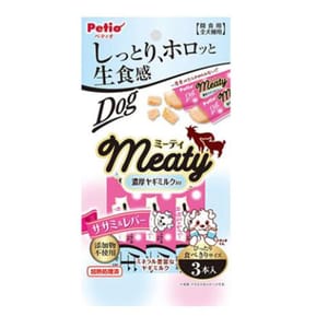 Petio Petio 狗零食 無添加 生食感 山羊奶&雞胗&雞胸肉肉醬  3支裝   正面圖