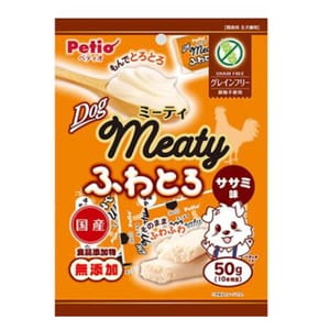 Petio Petio 狗零食 Meaty 日本產 低敏無穀物 無添加 鬆軟雞胸肉肉醬 50g 50g  正面圖
