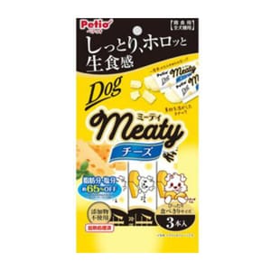 Petio Petio 狗零食 Meaty無添加生食感 低脂低鹽芝士醬 3支裝 正面圖