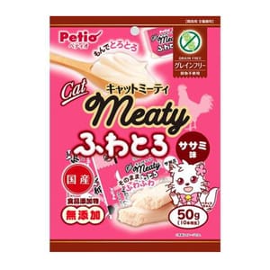 Petio Petio Meaty 貓零食 日本產無穀物 鬆軟雞胸肉肉醬 50g 50g 正面圖