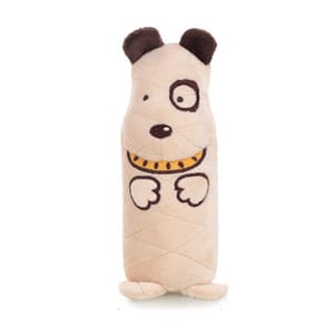 Charming Charming Pet 嚴選狗狗訓練磨牙玩具 米色啡眼圈狗 一個 正面圖