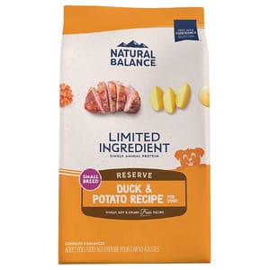 Natural Natural Balance 狗糧 L.I.D. 無穀系 鴨肉甜薯 成犬配方 細细粒 12lb 12lb 正面圖