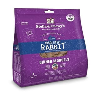 Stella & Chewy's Stella & Chewy's 貓糧 Dinner Morsels 凍乾生肉主食糧 兔肉配方 18oz 18oz  正面圖