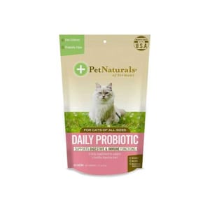 Pet Pet Naturals 功能小食 貓用每日益生菌咀嚼片 30片  貓用 正面圖