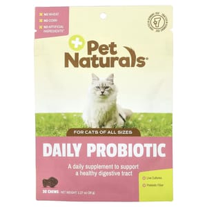 Pet Pet Naturals 功能小食 貓用每日益生菌咀嚼片 30片 貓用 正面圖