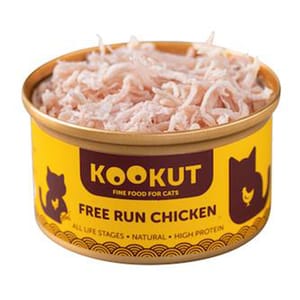 KOOKUT KOOKUT 貓罐頭 天然放養雞 70g 70g  背面圖
