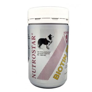 Nutrostar Nutrostar 犬用美毛粉 Biotin Plus for Dog 雲呢拿味 150g 150g 犬用 正面圖