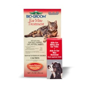 BIO-GROOM BIO-GROOM 除耳蚤劑 Ear Mite Treatment 1oz 1oz 正面圖