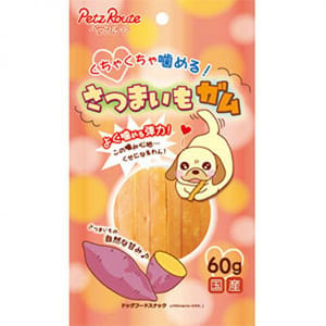 日本Petz 日本Petz Route 甘薯橡皮棒 60g 60g 犬用 正面圖