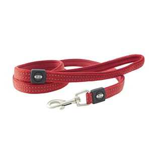 Buster氯丁橡膠牽繩 Buster氯丁橡膠牽繩 Neoprene Lead 180cm 紅色 細碼 正面圖