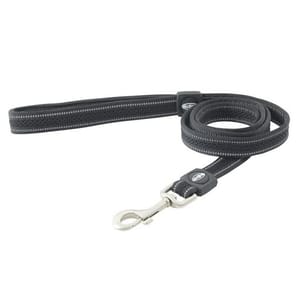 Buster反光網格牽繩Reflective Buster反光網格牽繩Reflective Mesh Lead 180cm 黑色 大碼 正面圖