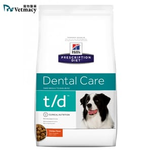 Hills Hills 處方糧 狗糧 t/d 牙醫護理配方 5lbs 5lb 正面圖