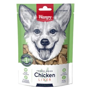 Wanpy Wanpy Freeze Dry 狗零食 凍乾雞肝 Chicken Liver 40g 40g  正面圖
