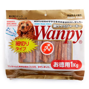 Wanpy Wanpy 狗零食 雞絲 1kg 1kg  正面圖