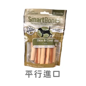 Smartbones Smartbones 除口臭磨牙潔齒卷 亞麻籽味 16支裝 正面圖