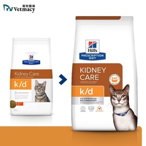 Hills Hills 處方糧 貓糧 k/d 腎臟護理配方 雞肉 4lbs 4lb  正面圖