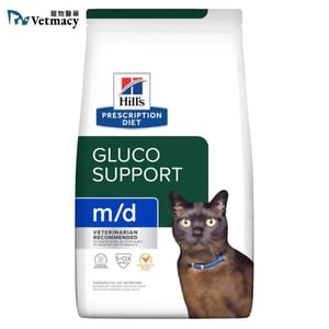 Hills Hills 處方糧 貓糧 m/d 血糖及體重管理配方 4lbs 4lb  正面圖
