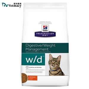 Hills Hills 處方糧 貓糧 w/d 消化系統及體重管理配方 8.5lbs 5lb  正面圖