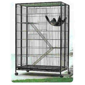 特大豪華舒適貓籠 特大豪華舒適貓籠 Epoxy coating premium cat cage 正面圖