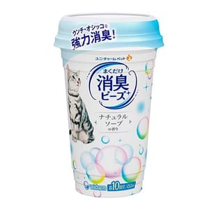 Unicharm Unicharm 日本貓砂盆消臭珠 藍色肥皂味 450ml 450ml  正面圖