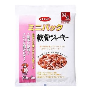日本d.b.f 日本d.b.f 狗小食 迷你包裝 豬軟骨肉乾粒 犬用 100g 100g 犬用 正面圖