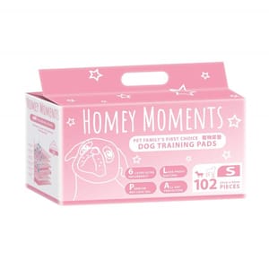 Homey Homey Moments 6層鎖水 寵物尿墊 狗尿墊 狗尿片 [33x45 S碼 102枚]   正面圖