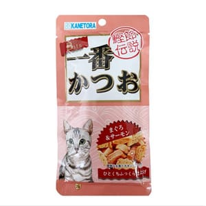 KANETORA一番 KANETORA一番 粒粒香貓零食 金槍魚+鰹魚 25g 25g 正面圖