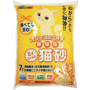 日本Mityan特強吸水玉米豆乳貓砂 日本Mityan特強吸水玉米豆乳貓砂 黃雙孔 7L 7L  正面圖