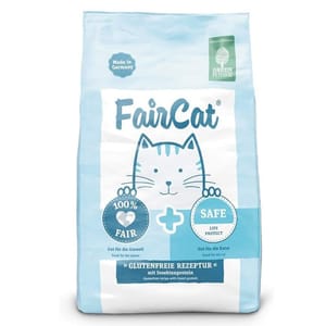 Green Green Petfood FairCat/Sensitive 貓糧 蟲製防過敏配方 300gx5包 300g 正面圖