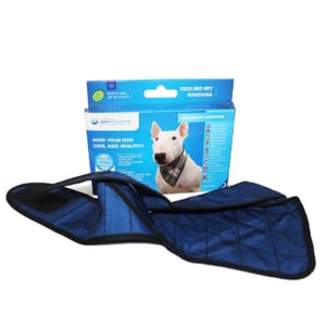 AQUA AQUA COOLKEEPER 犬用清涼降溫頸巾 XXXXL碼 海藍色  犬用 正面圖