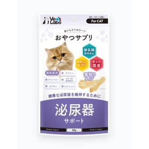 日本Vet'sLabo 日本Vet'sLabo 貓用 國產 營養食品 泌尿保健零食 30g 30g 貓用 正面圖