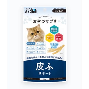 日本Vet'sLabo 日本Vet'sLabo 貓用 國產 營養食品 皮膚保健零食 30g 30g 貓用 正面圖