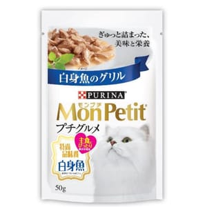 MonPetit MonPetit 貓濕糧 Gourmet 特尚品味餐 白身魚 50g 50g 正面圖