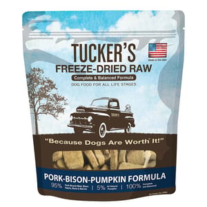 TUCKER'S TUCKER'S 凍乾犬糧 豚+犎牛+南瓜配方 PORK-BISON-PUMPKIN 14oz 14oz 正面圖