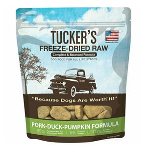 TUCKER'S TUCKER'S 凍乾犬糧 豚+鴨+南瓜配方 PORK-DUCK-PUMPKIN 14oz 14oz  正面圖
