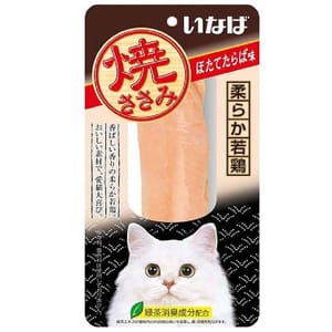 CIAO CIAO 貓零食 日本烤雞胸肉 扇貝 鱈場蟹味 30g 30g 正面圖