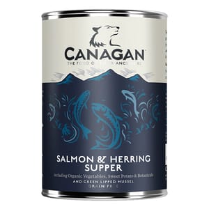 CANAGAN原之選 CANAGAN原之選 狗罐頭 三文魚及鯡魚 400g 400g  正面圖