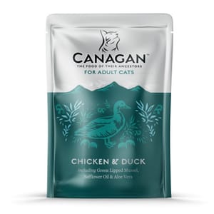 CANAGAN原之選 CANAGAN原之選 貓濕糧 成貓鮮肉滋味包 雞肉及鴨肉 85g 85g  正面圖