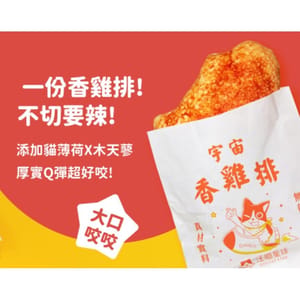 汪喵星球 汪喵星球 DogCatStar 台灣小吃貓草包 香雞排 正面圖