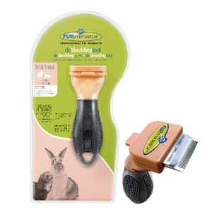 FURminator FURminator 不銹鋼去死毛梳 小動物用 正面圖