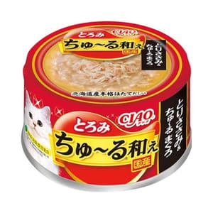 CIAO CIAO 貓罐頭 ちゅ〜る和え 雞肉+金槍魚 80g 80g 正面圖