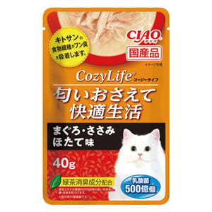 CIAO CIAO 貓濕糧 CozyLife 金槍魚雞肉扇貝 40g 40g  正面圖