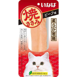 CIAO CIAO 貓零食 日本烤雞胸肉 牛肉味 30g 30g 正面圖
