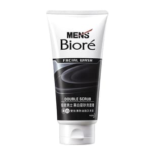 MEN'S MEN'S Bioré碧柔男士 洗面膏 黑白磨砂 100g - 清貨優惠 100g 正面圖