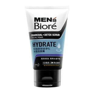 MEN'S MEN'S Bioré碧柔男士 洗面膏 10倍炭控油淨化系列 水感 100g - 清貨優惠 100g 正面圖