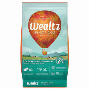 Wealtz Wealtz 狗糧 中或高齡犬配方 鮮雞肉+超級食物食譜 1.2kg 2kg  正面圖