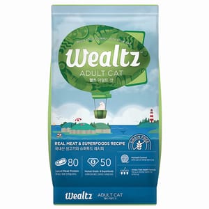 Wealtz Wealtz 貓糧 成貓配方 鮮雞肉+超級食物食譜 1.2kg 2kg 正面圖